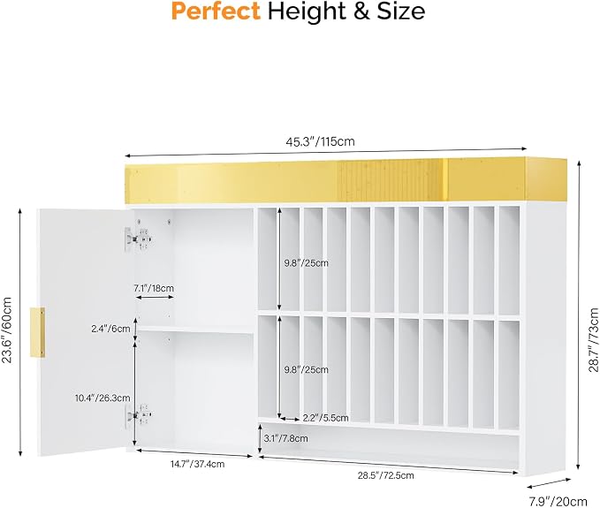 OmySalon Hair Color Organizer Rack, Professional Wall Mounted Salon Station - Image 3