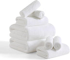 8 Piece Bath Towel Set-2 Oversized Bath Sheets, 2 Hand Towels, 4 by Ycosy