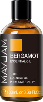 Bergamot Essential Oil, MAYJAM Premium Pure Essential Oils, 3.38FL.OZ Large - Image 2