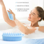 Silicone Body Scrubber, Silicone Loofah, Exfoliating Silicone Shower Scrubber - Image 6