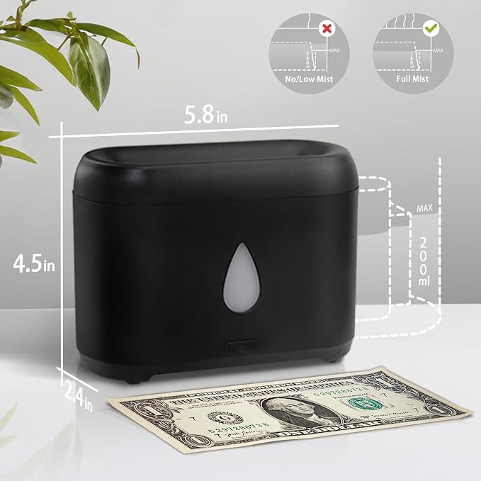 Flame Diffuser for Essential Oils, 200ml Ultrasonic Aroma Diffusers - Image 4