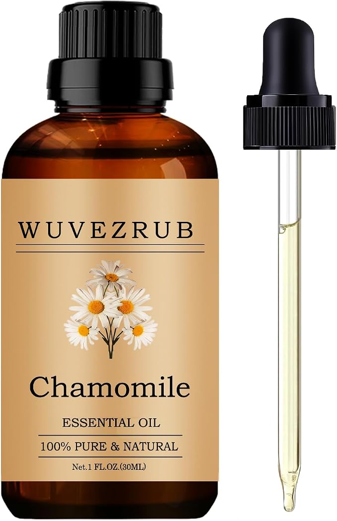 Chamomile Essential Oils, 30ML Pure and Natural Essential Oil by WUVEZRUB