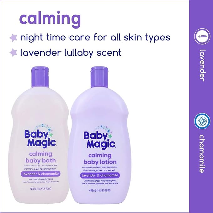 Baby Magic Calming Baby Bath, Lavender & Chamomile Scent, Specially Formulated - Image 7