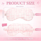 Honeydak 12 Pcs Silk Sleep Masks - Image 2