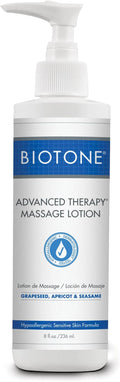 BIOTONE Advanced Therapy Massage Lotion, Hypoallergenic and Fragrance-Free by BIOTONE