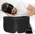 Silk Sleep Mask for Women Men, Mulberry Silk Eye Sleeping Mask & Blindfold by ATreebag