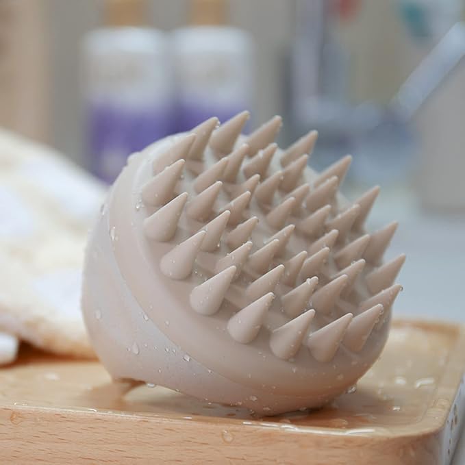 Hair Scalp Massager Shampoo Brush Hair Scrubber Washing Brush Silicone Scalp - Image 6