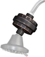 Brondell Shower Filter VivaSpring, Compact Rubbed Bronze – High Output by Brondell