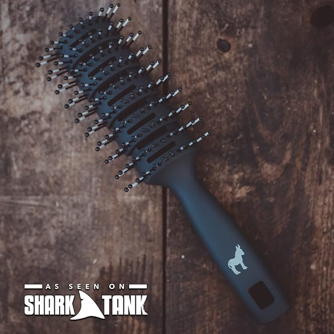 Pete & Pedro Ball Tipped 10 Row Vented Hair Brush - Image 5