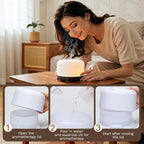 500ml Essential Oil Diffuser, Quiet 4-in-1 Ultrasonic Aromatherapy Humidifier - Image 8