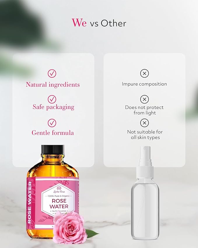 Leven Rose Pure Rose Water Spray - Image 5