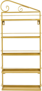 3PCS Wall-Mounted Nail Polish Racks, 5-Tier Metal Makeup Display Wall Shelf - Image 8