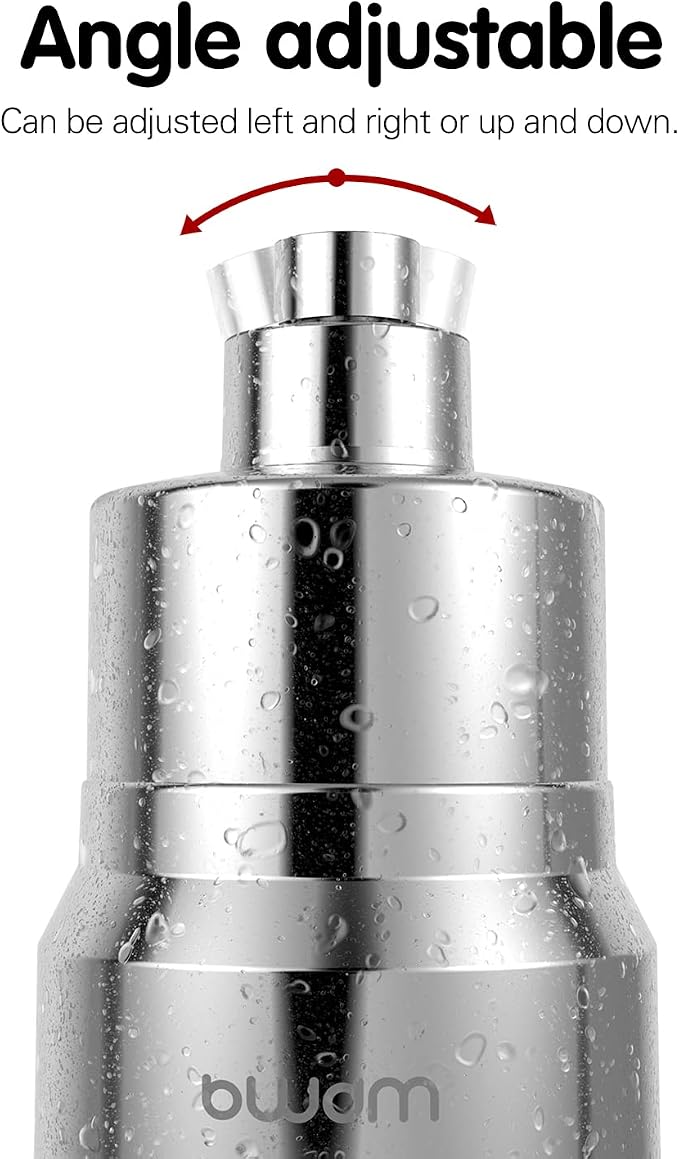 Filtered Shower Head, 2-in-1 Shower Head Filter-5 Modes High Pressure Output - Image 8