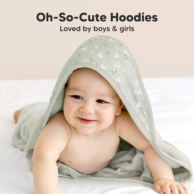KeaBabies Hooded Baby Towel for Newborn - Image 7