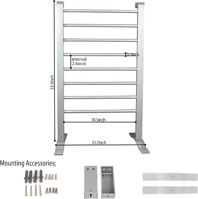 ELEGANTLIFE Fast-Heating Electric Towel Warmer - Image 3