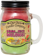 Our Own Candle Company, Nice Melons Scented Mason Jar Candle, 100 Hour Burn Time by OurOwnCandleCompanycandles