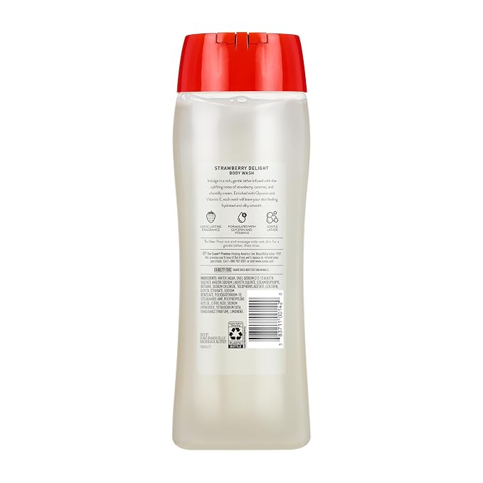 Suave Strawberry Delight Uplifting Body Wash, Formulated - Image 8