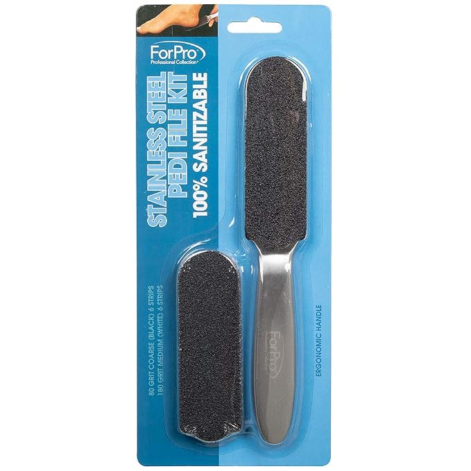 ForPro Professional Collection Stainless Steel Pedi File Kit by ForProProfessionalCollection