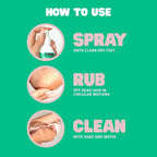 Freeman Flirty Feet Instant Foot Peeling Spray, Exfoliating Foot Mask - Image 4