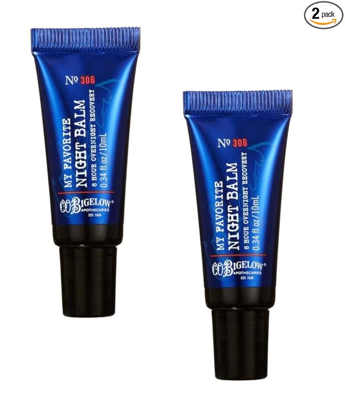 C.O. Bigelow 2 Pack My Favorite Night Balm Lip Treatment. 0.34 Oz by COBigelow