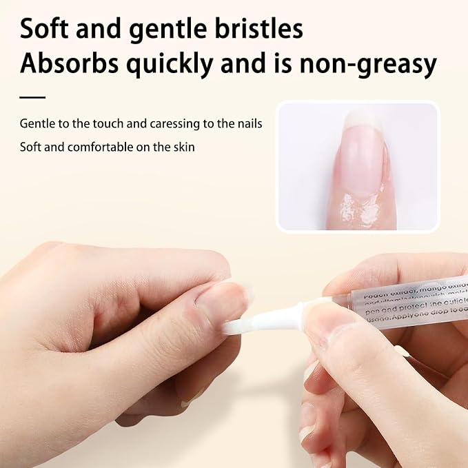 Cuticle Oil Pen Sweet Almond Nail Growth Serum and Repair Treatment Hydrating - Image 5