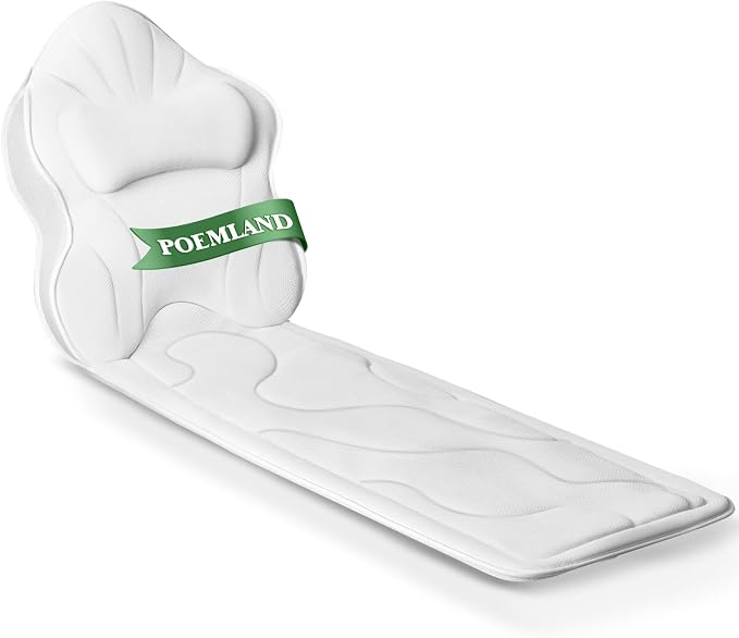 Poemland Luxury Thick Full Body Bath Pillows Mat & Cushion by poemland