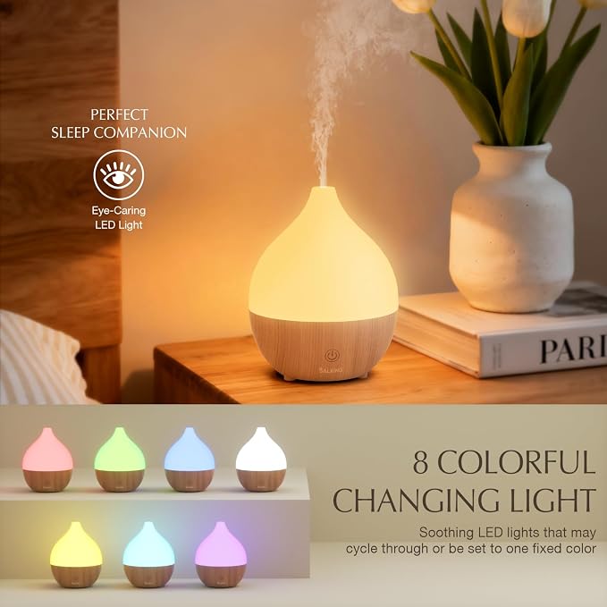 SALKING Essential Oil Diffuser, 100ml Small Aromatherapy Diffuser - Image 2