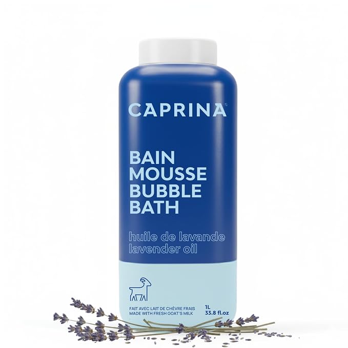 Caprina Fresh Goat’s Milk Bubble Bath, Hydrating Relaxing Foam Bath, by Unknown