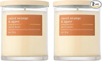 Bath & Body Works Single Wick Candle, Sweet Orange & Agave Candle, Long-Lasting by BathBodyWorks