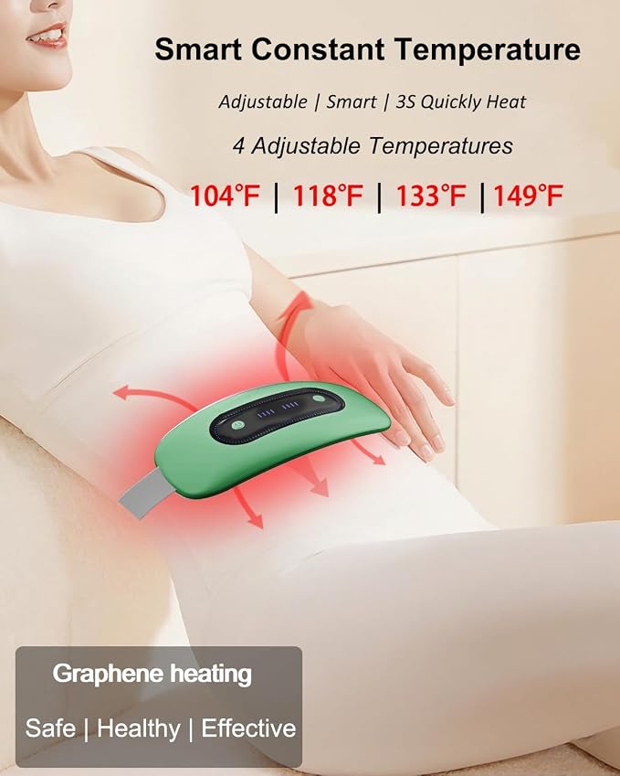 Electric Heating Pad, Portable Cordless Menstrual Heating Pad - Image 2