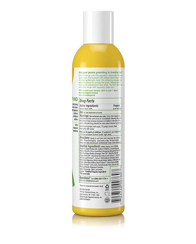 Alba Botanica Acnedote Maximum Strength Deep Pore Wash, 6 Oz - Image 2