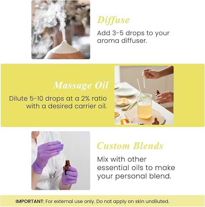 Handcraft Blends Lemon Essential Oil – Huge 4 Fl Oz – 100% Pure and Natural – - Image 6