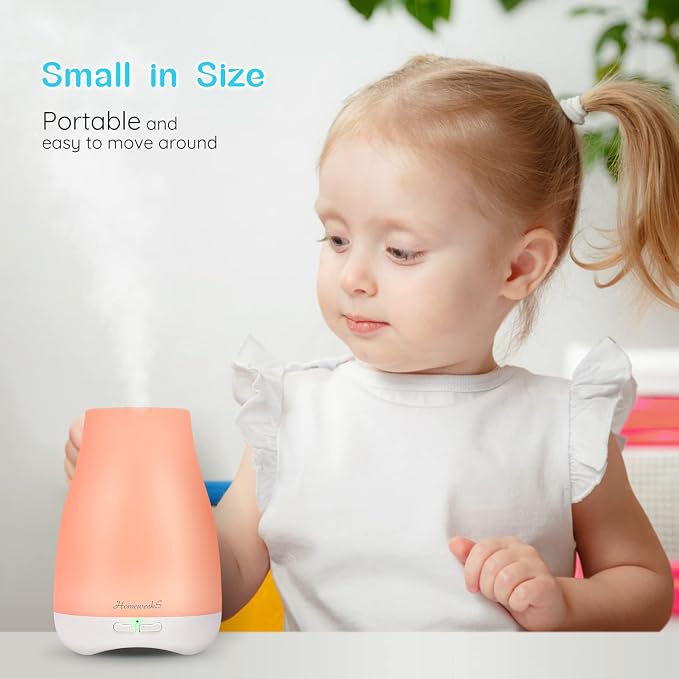 Homeweeks Diffusers, 100ml Colorful Essential Oil Diffuser - Image 4