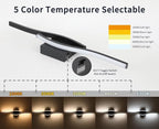 Joossnwell Vanity Light for Bathroom Lighting Fixtures Over Mirror Black - Image 2
