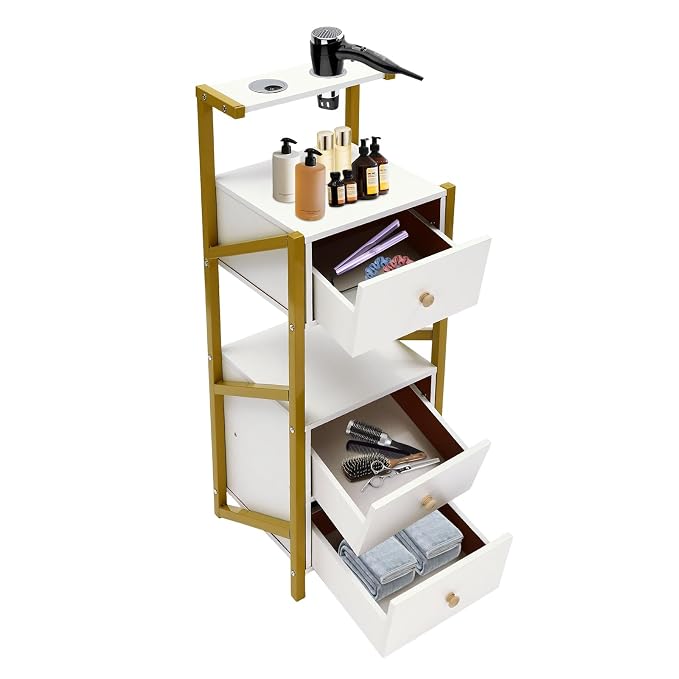 Beauty Salon Station Cabinet, Barber Station by WUSILILU