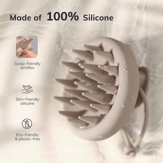 Sndyi Silicone Scalp Massager Shampoo Brush, Hair Scrubber - Image 2