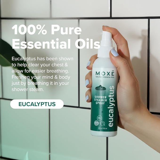 MOXE Shower Mist, Spa Steam Spray, Certified Natural Essential Oils, - Image 6