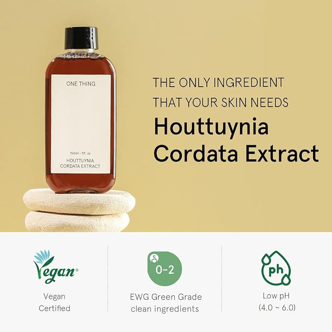ONE THING Houttuynia Cordata Extract 10 fl oz | Vegan Soothing Calming - Image 3