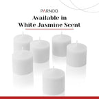 White Jasmine Scented Votive Candles, Scented 10 Hour Burn Time - Image 7