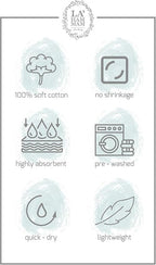 Morrocan Beach Towel | Cotton Blanket Throws, Sand Free, Quick Dry, Turkish - Image 6
