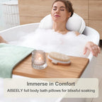Luxury Spa Bath Pillow, Thick Full Body Cushion - Image 7