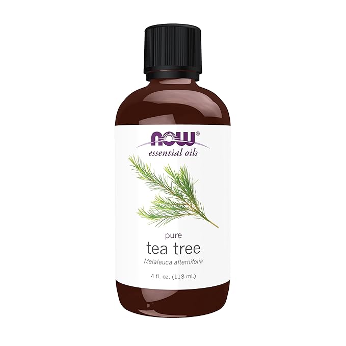 NOW Essential Oils, Tea Tree Oil, Cleansing Aromatherapy Scent, Steam Distilled by NOW