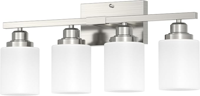 Sailstar Bathroom Light Fixtures, Brushed Nickel Vanity Light Over Mirror - Image 9