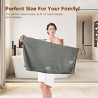 HOMEXCEL 5 Pack Large Microfiber Hair Towel Wrap - Image 5