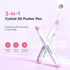 SAVILAND Cuticle Remover Pen: Ceramic Cuticle Pusher & Oil Pen 4.5ml Nail - Image 2