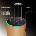 Waterless Essential Oil Diffuser, 7 Colors LED Light, Battery Powered Mini - Image 3