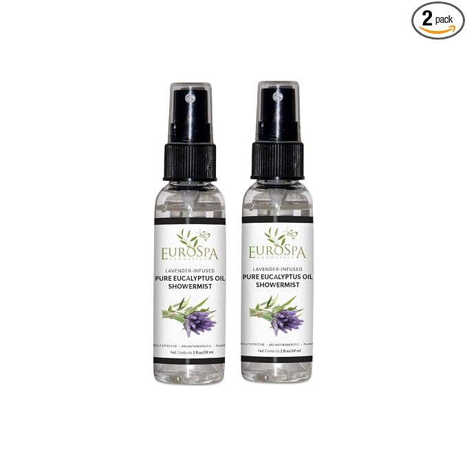 EuroSpa Aromatics Pure Eucalyptus Oil ShowerMist and Steam Room Spray, by EuroSpa+Aromatics