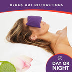 Lotus Weighted Lavender Eye Pillow – Purple Eye Mask - Image 4