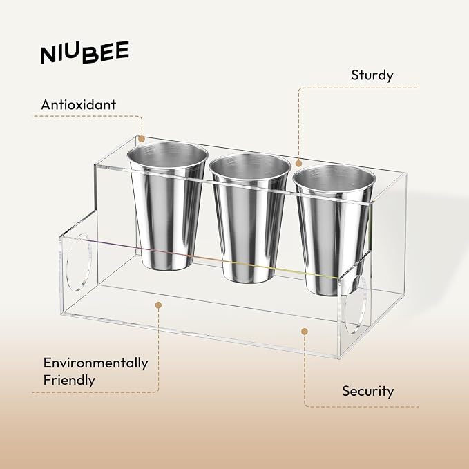 NIUBEE Hair Tool Organizer, Bathroom Countertop Blow Dryer Holder, Vanity Caddy - Image 8