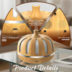 Essential Oil Diffuser 300ml for Home Bedroom, Aromatherapy Oil Diffuser - Image 3